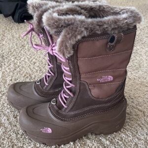 Girls Size 5 The North Face Winter Boots